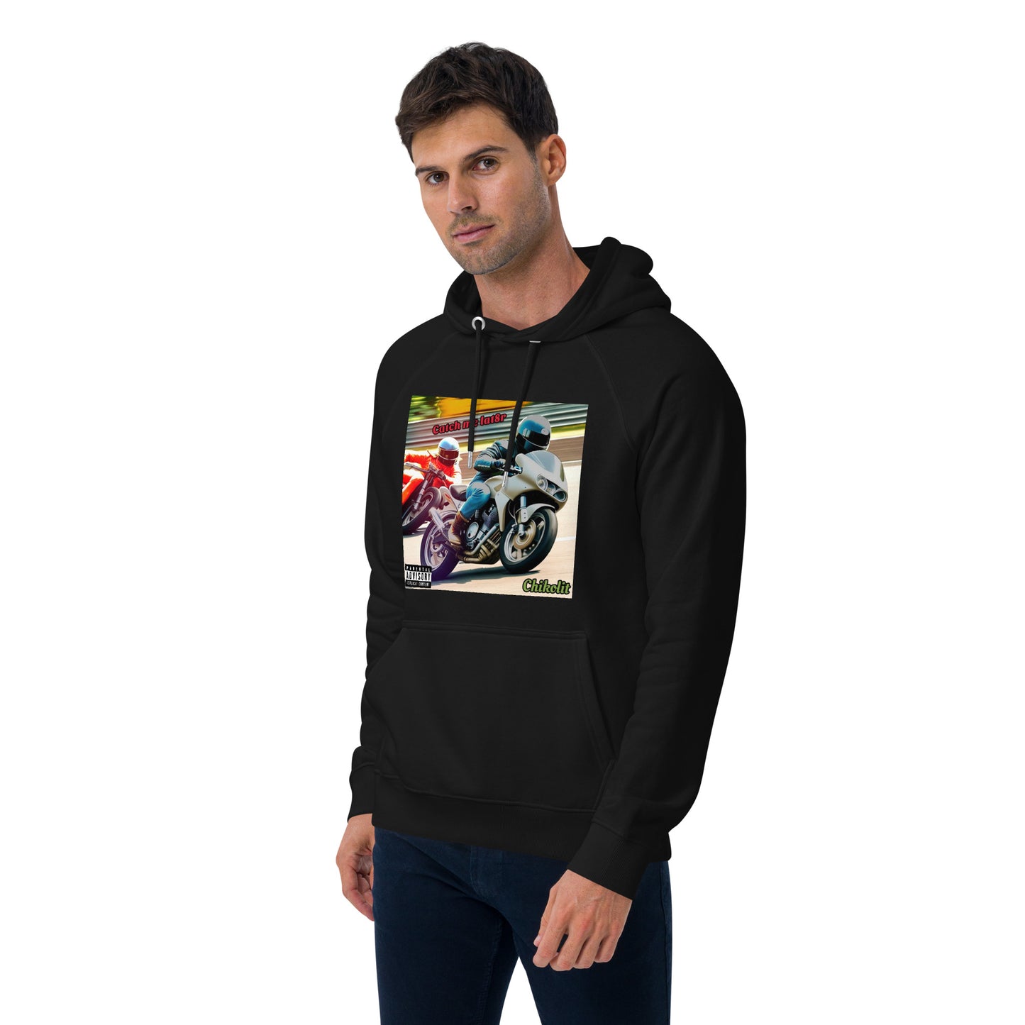 CHIKOLIT'S Catch Me LAT8R COVER ART Hoodie