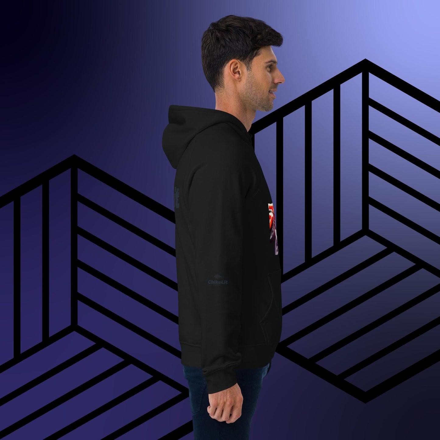 Unisex eco raglan hoodie