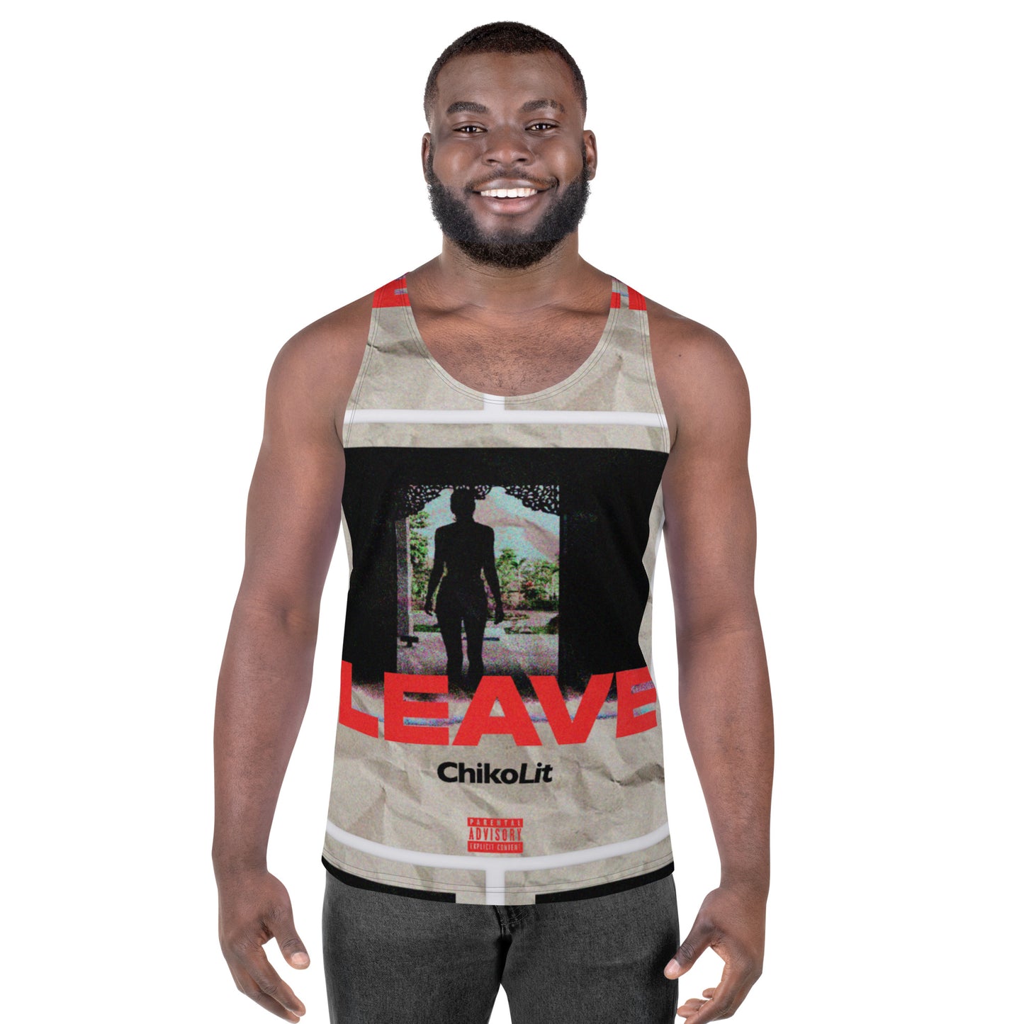 CHIKOLIT'S LEAVE COVER ART Unisex Tank Top