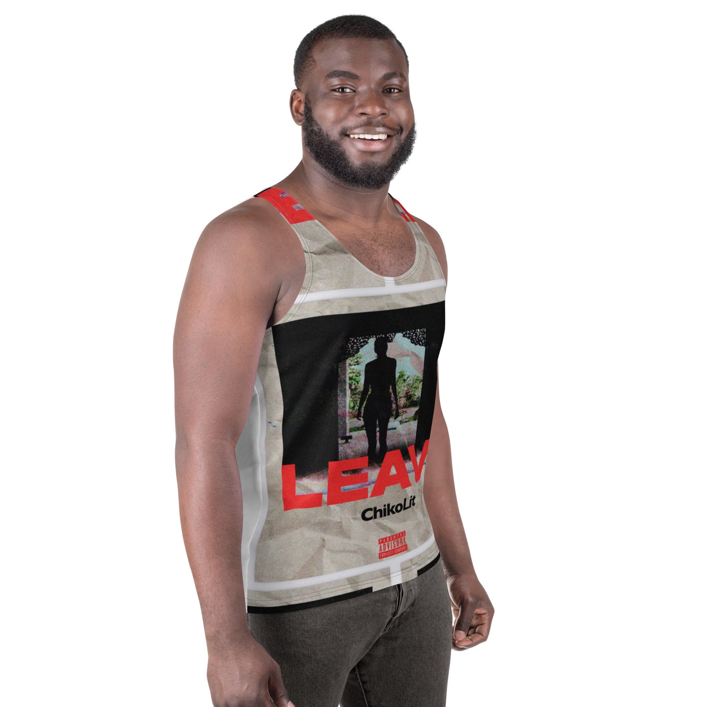 CHIKOLIT'S LEAVE COVER ART Unisex Tank Top