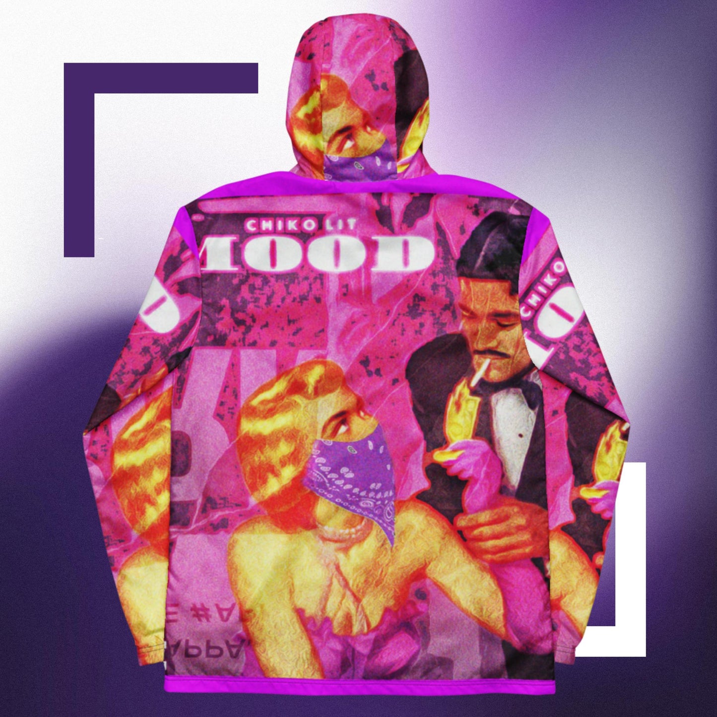 CHIKOLIT'S MOOD Art Men’s windbreaker