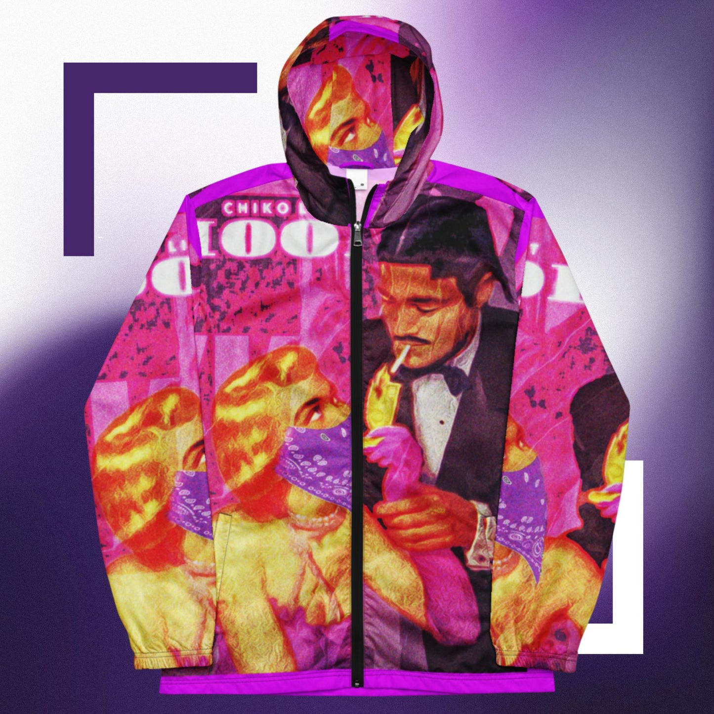 CHIKOLIT'S MOOD Art Men’s windbreaker