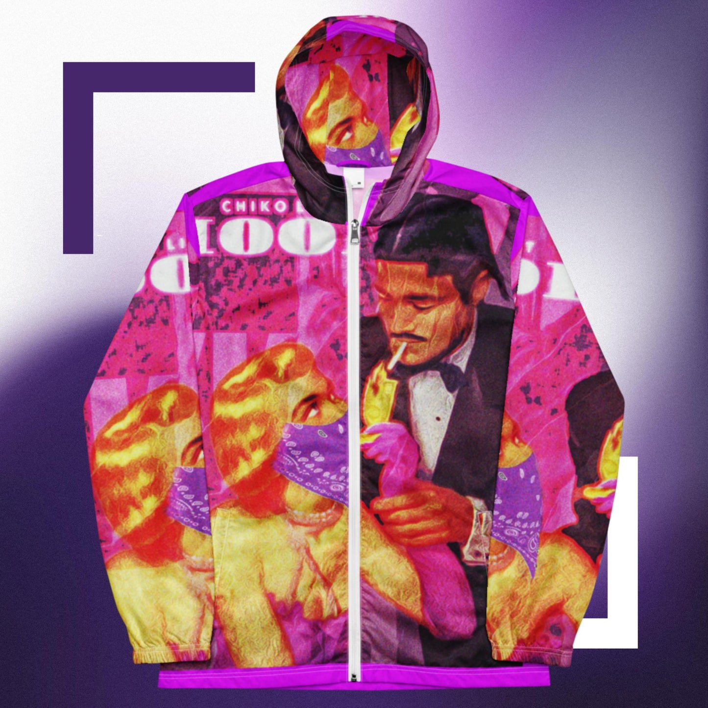CHIKOLIT'S MOOD Art Men’s windbreaker