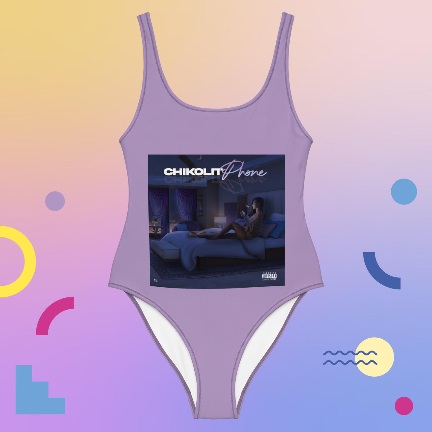 Phone One-Piece Swimsuit