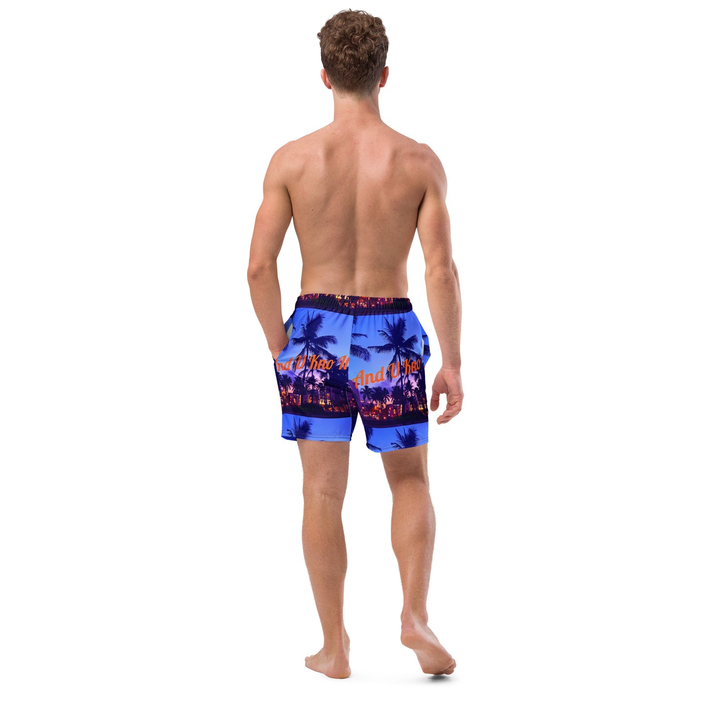 CHIKOLIT'S AND YOU KNOW IT Men's swim trunks