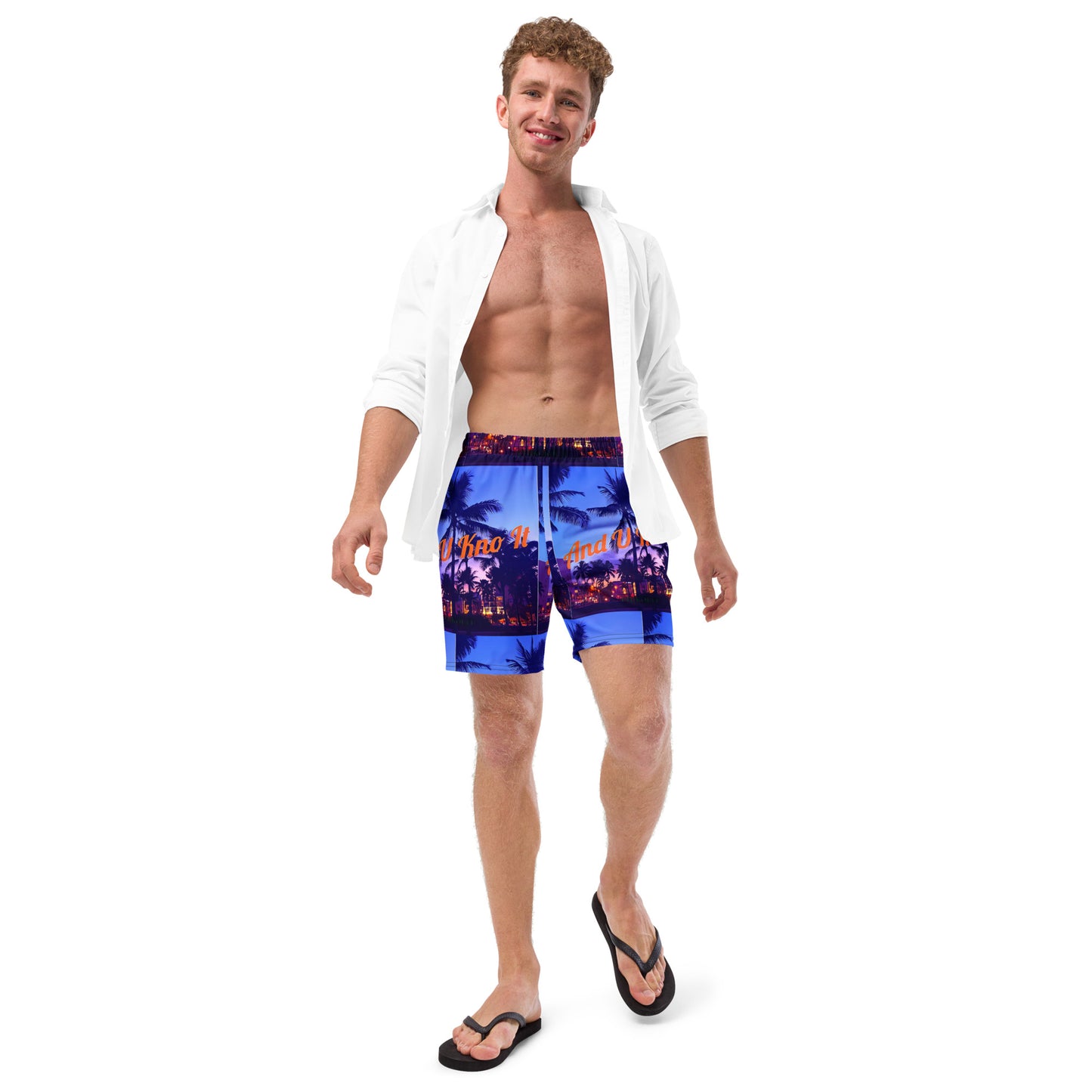 CHIKOLIT'S AND YOU KNOW IT Men's swim trunks
