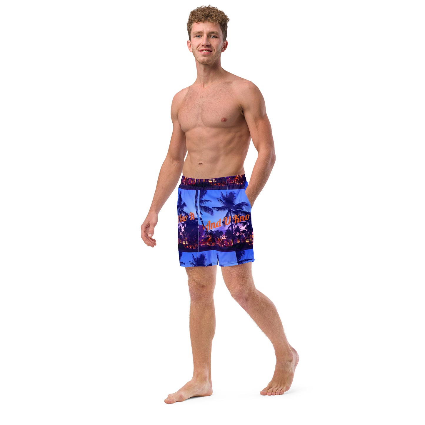 CHIKOLIT'S AND YOU KNOW IT Men's swim trunks