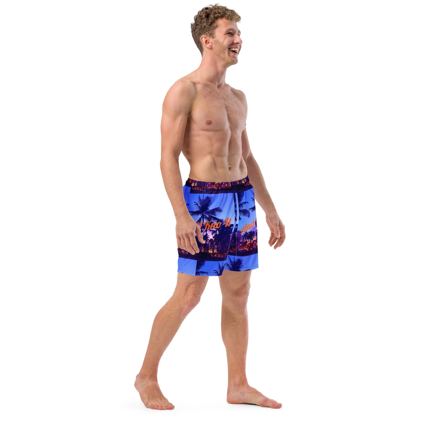 CHIKOLIT'S AND YOU KNOW IT Men's swim trunks