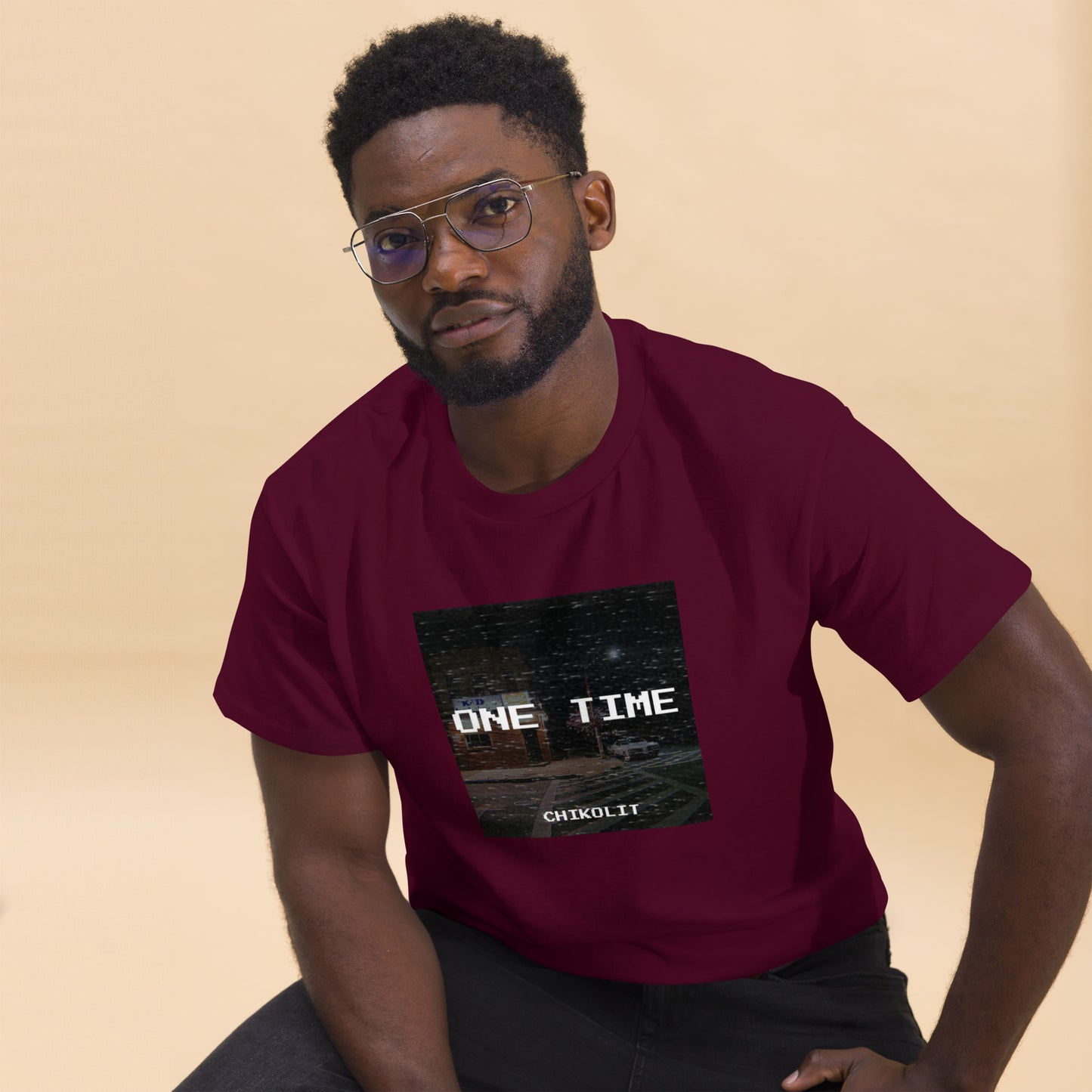 CHIKOLIT'S One Time Art Men's classic tee