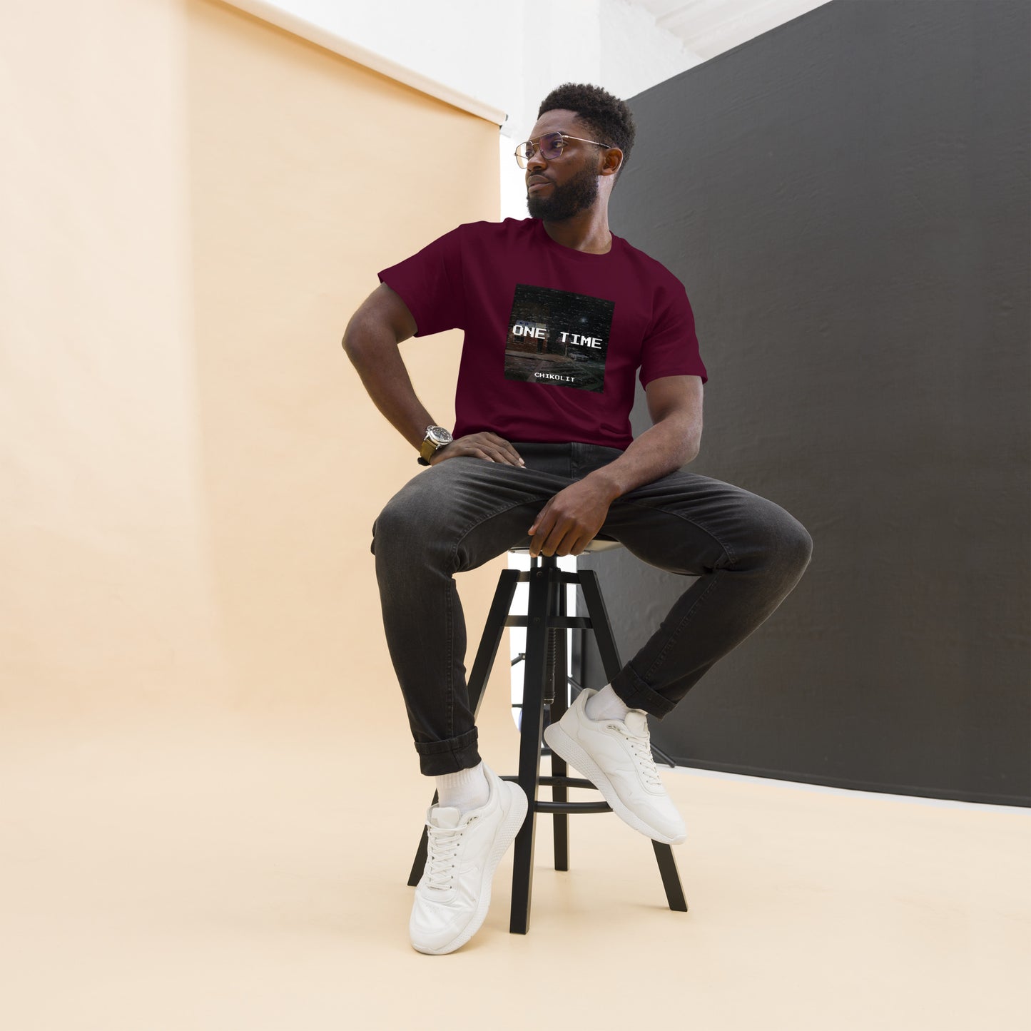 CHIKOLIT'S One Time Art Men's classic tee