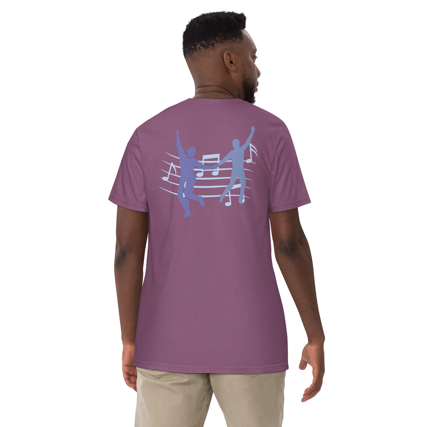 CHIKOLIT'S ONE TIME ART Men’s garment-dyed heavyweight t-shirt