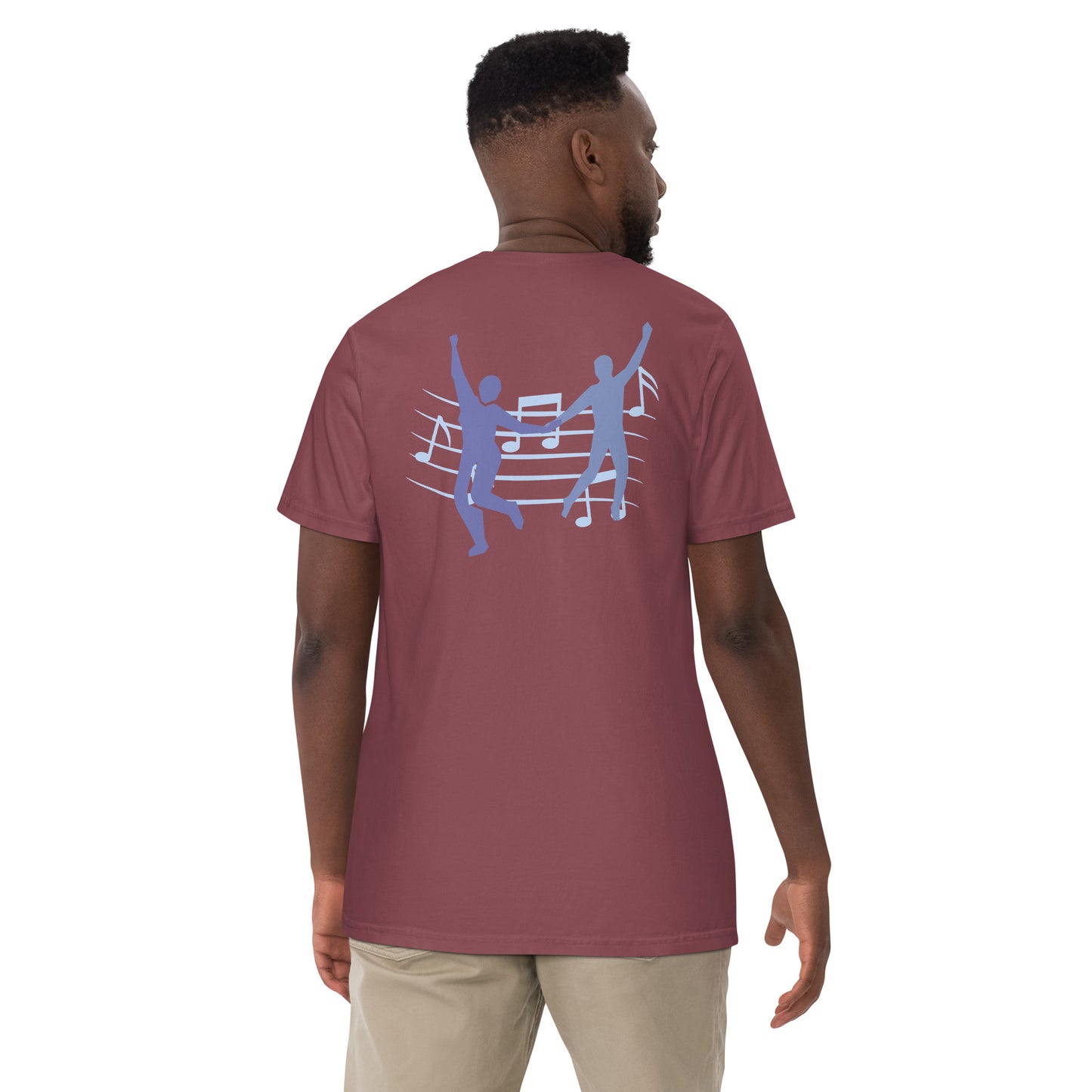 CHIKOLIT'S ONE TIME ART Men’s garment-dyed heavyweight t-shirt