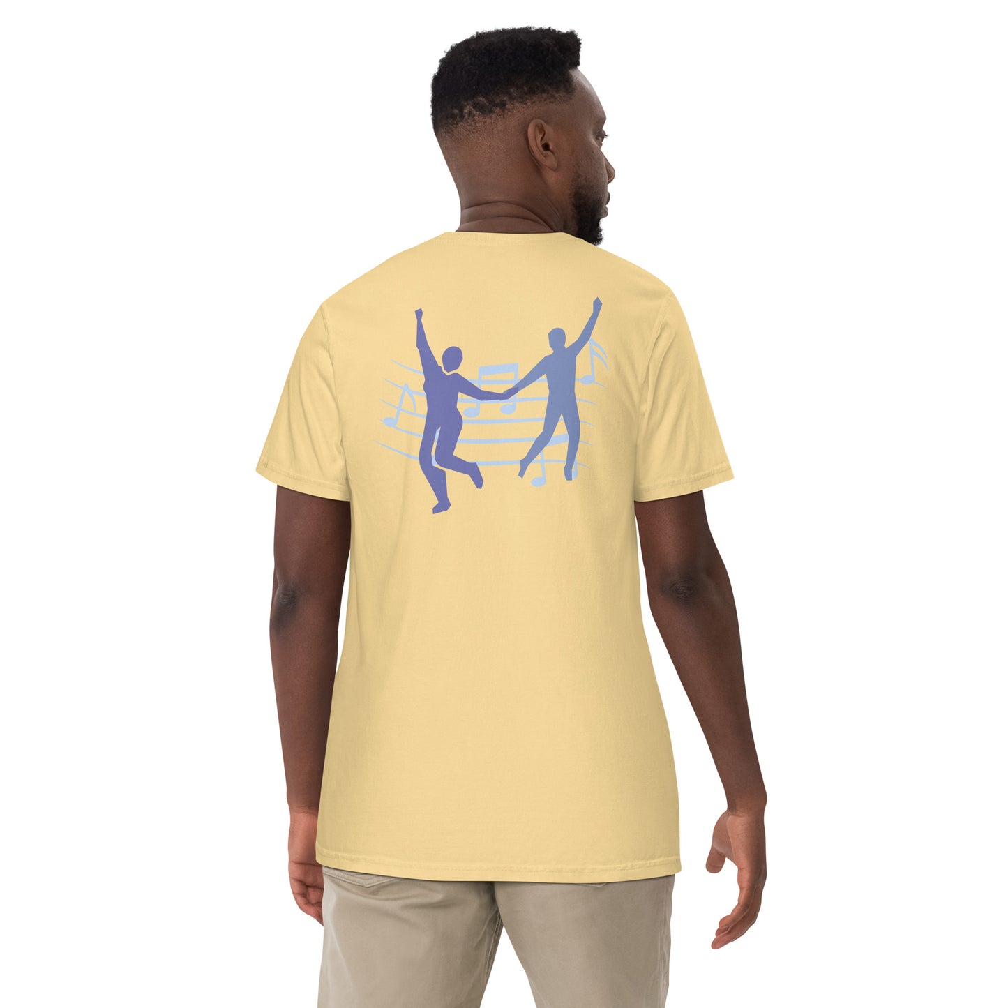 CHIKOLIT'S ONE TIME ART Men’s garment-dyed heavyweight t-shirt
