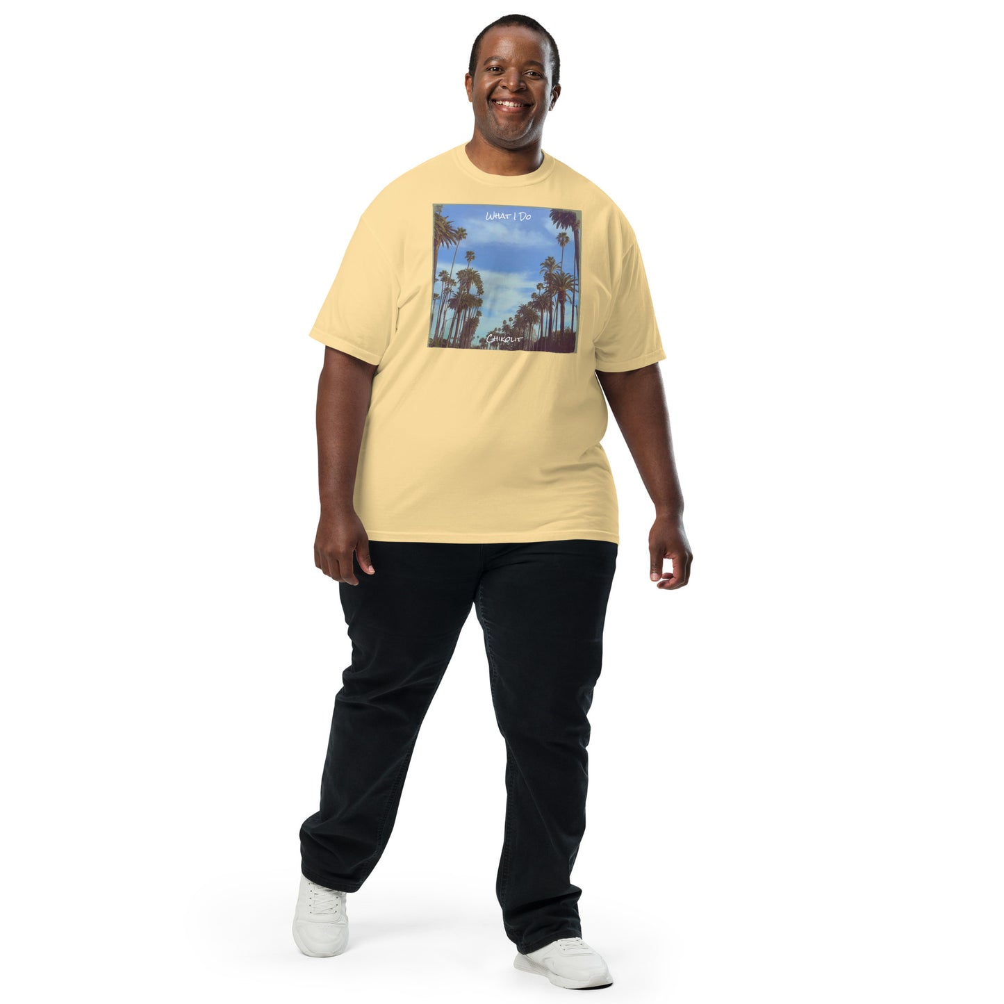 CHIKOLIT'S What I Do Art Men’s garment-dyed heavyweight t-shirt