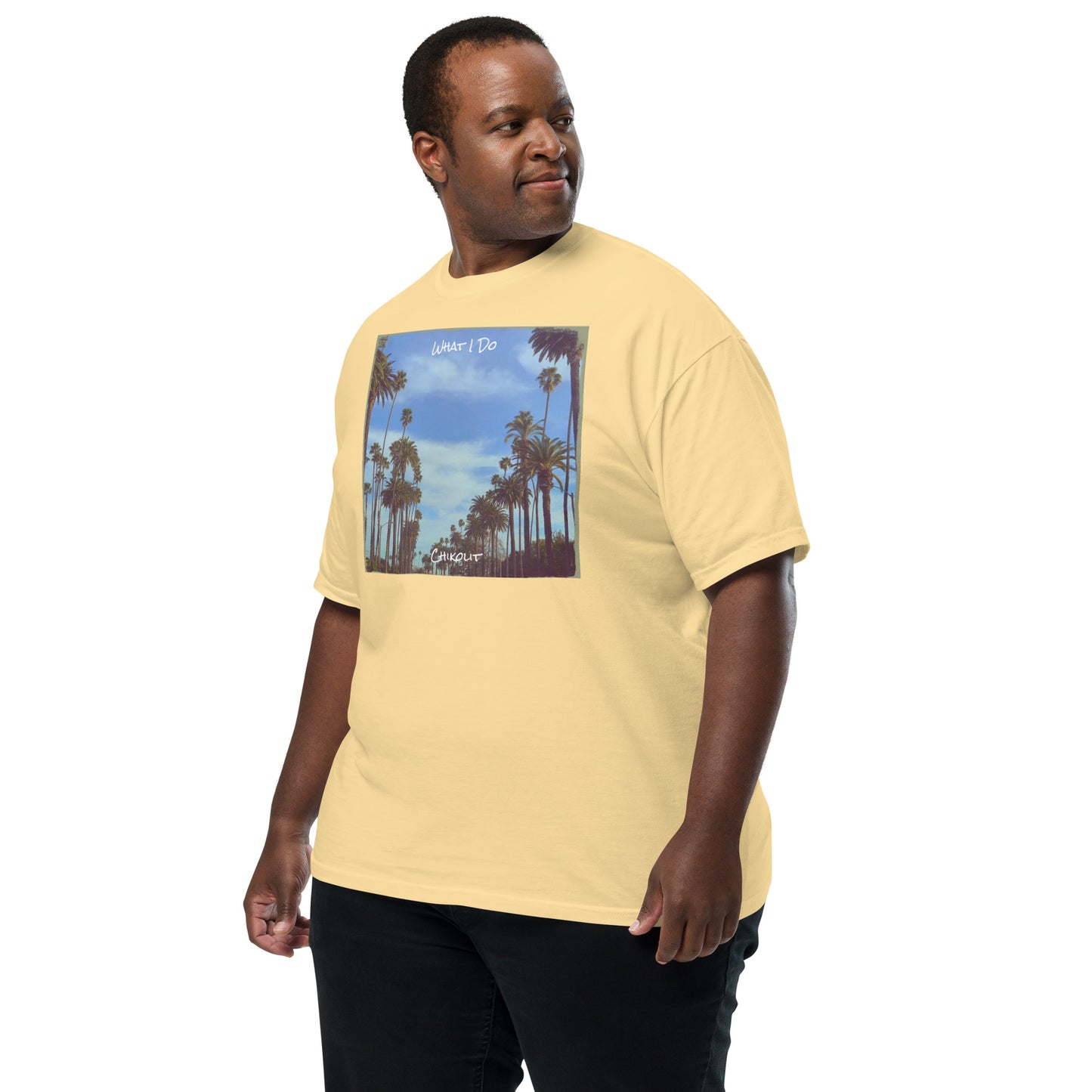 CHIKOLIT'S What I Do Art Men’s garment-dyed heavyweight t-shirt
