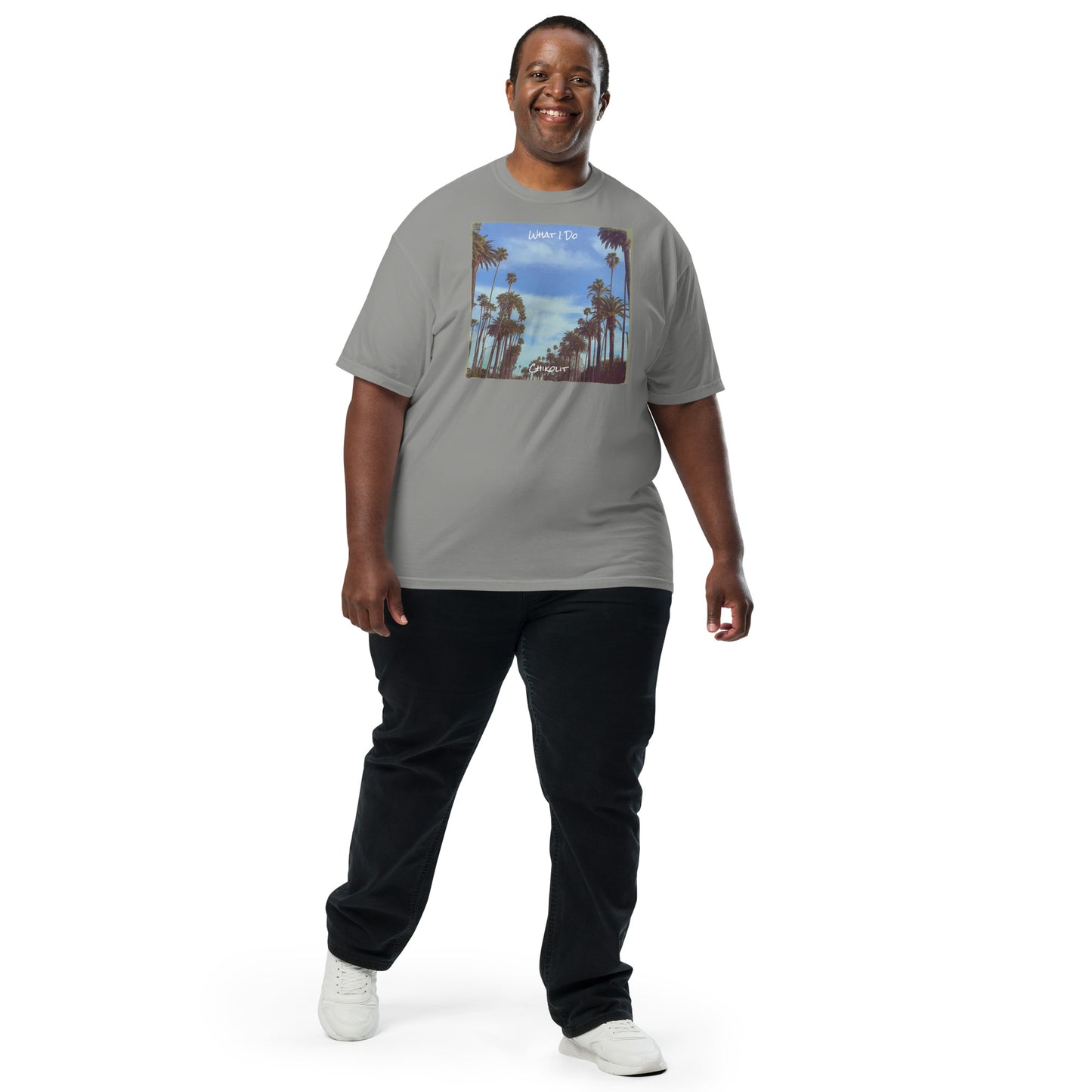 CHIKOLIT'S What I Do Art Men’s garment-dyed heavyweight t-shirt