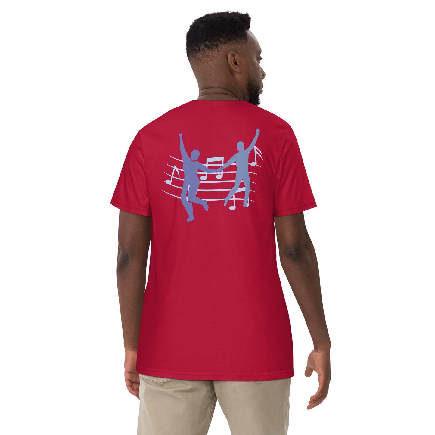 CHIKOLIT'S ONE TIME ART Men’s garment-dyed heavyweight t-shirt