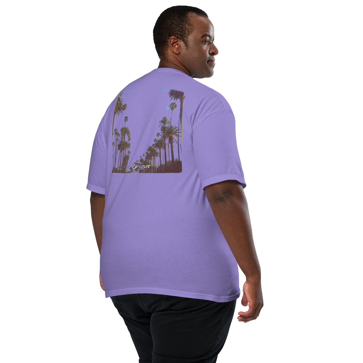 CHIKOLIT'S What I Do Art Men’s garment-dyed heavyweight t-shirt