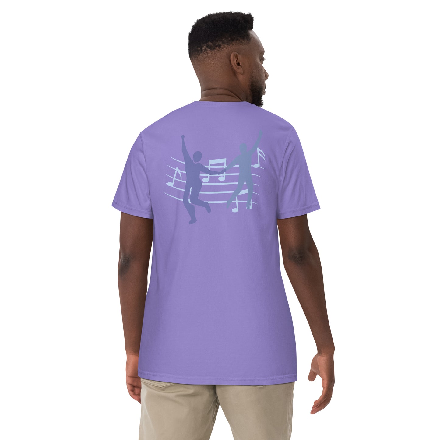 CHIKOLIT'S ONE TIME ART Men’s garment-dyed heavyweight t-shirt