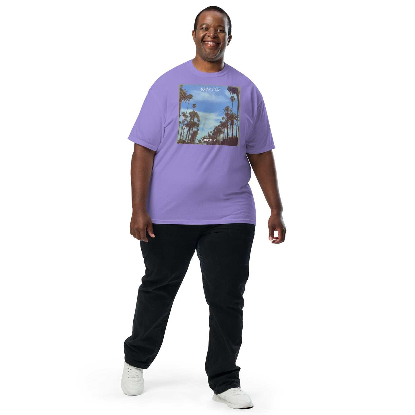 CHIKOLIT'S What I Do Art Men’s garment-dyed heavyweight t-shirt