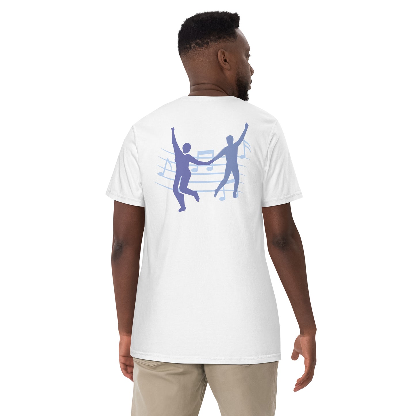 CHIKOLIT'S ONE TIME ART Men’s garment-dyed heavyweight t-shirt