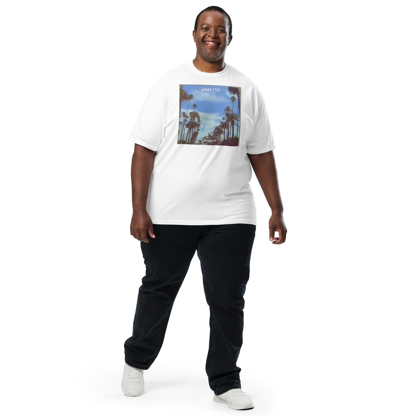 CHIKOLIT'S What I Do Art Men’s garment-dyed heavyweight t-shirt