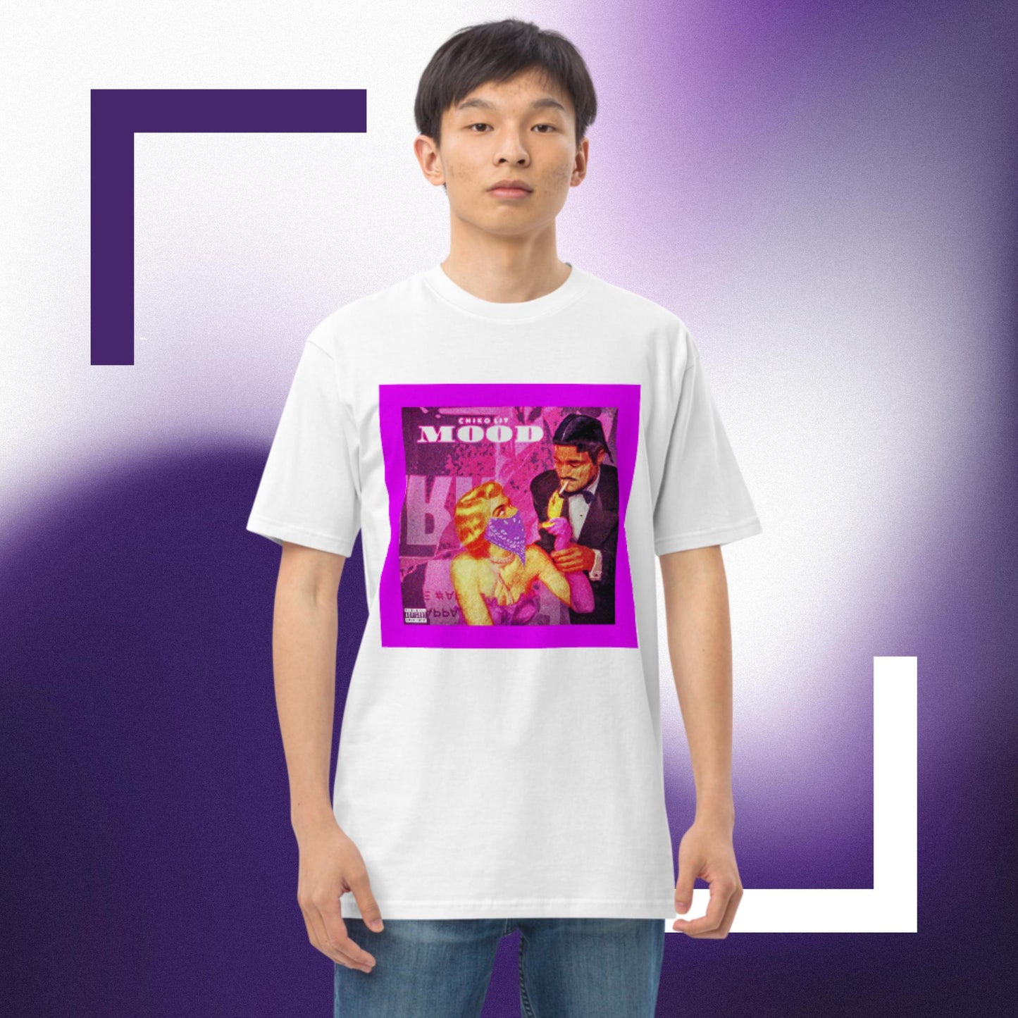 CHIKOLITS MOOD ART Men’s premium heavyweight tee