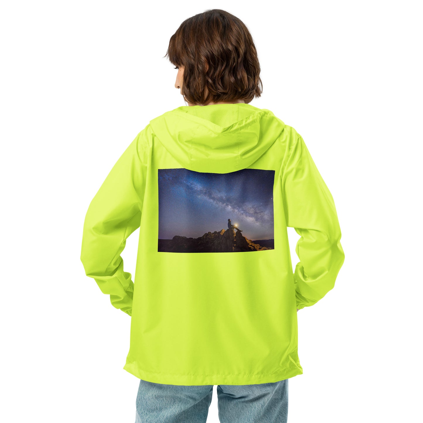 Unisex lightweight zip up windbreaker