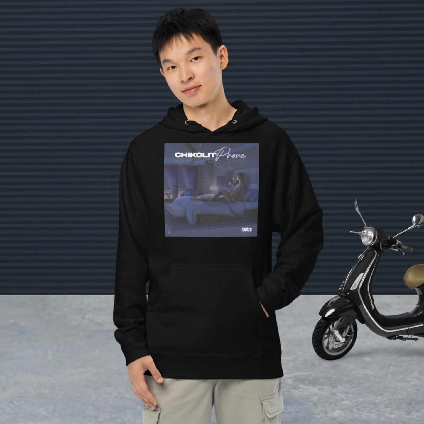 CHIKOLIT'S Phone Art Unisex midweight hoodie