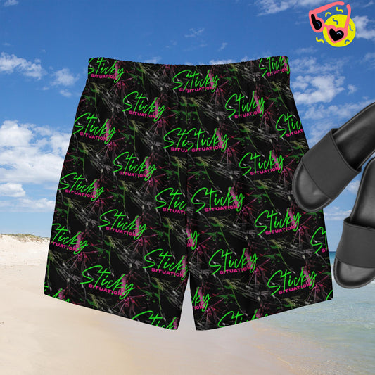 Sticky Situation Men's swim trunks