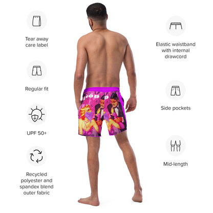 Chikolit's MOOD COVER ART Men's swim trunks