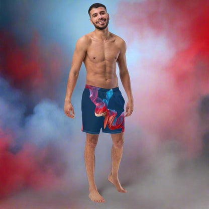 RED VS BLUE Men's swim trunks