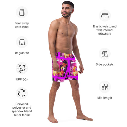 Chikolit's MOOD COVER ART Men's swim trunks