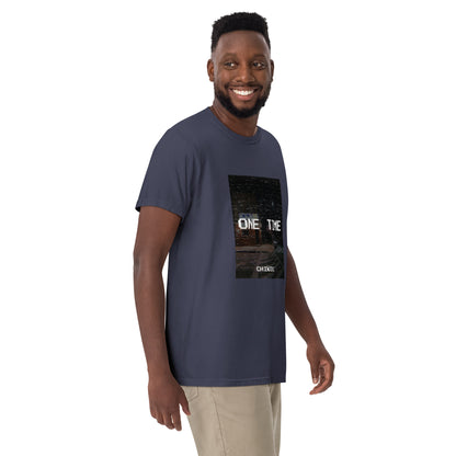 CHIKOLIT'S ONE TIME ART Men’s garment-dyed heavyweight t-shirt