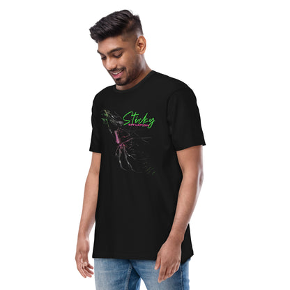 CHIKOLIT'S Sticky Situation Art Men’s premium heavyweight tee