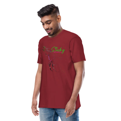 CHIKOLIT'S Sticky Situation Art Men’s premium heavyweight tee